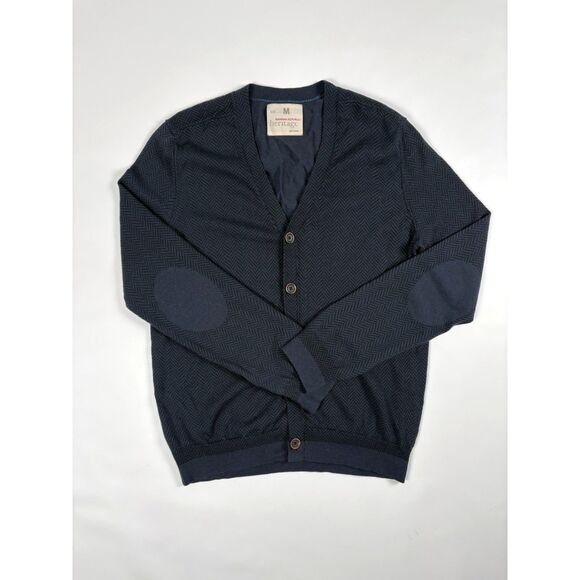Banana Republic Heritage Men’s Wool Cardigan | Size M | Navy Blue Knit - Picture 1 of 8
